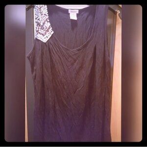 Neiman Marcus Sequin Shoulder tank